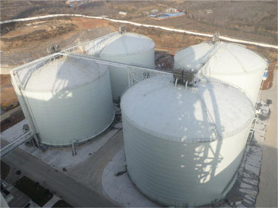 黄冈5000吨立式粉煤灰储存罐